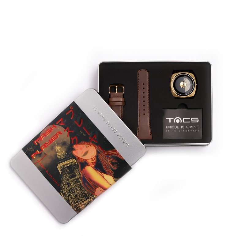 TACS Automatique Mask Player (AMP) - Pyrite Gold - TS2101C - Ecrin